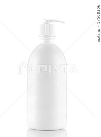 Plastic Clean White Bottle With Dispenser Pump 17508306