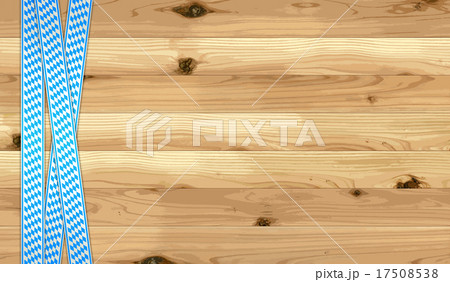 Oktoberfest background (Bavarian ribbons & boards) 17508538
