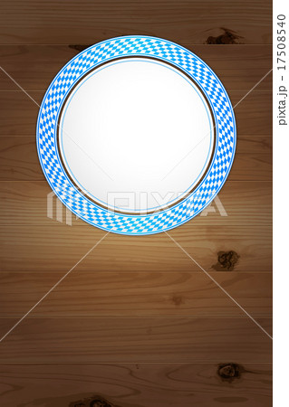 Oktoberfest background (Bavarian circle & boards) 17508540