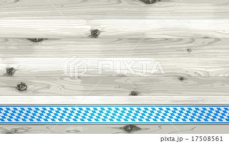 Oktoberfest background (Bavarian ribbon & boards) 17508561