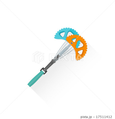 color alpinism equipment cam device illustration. 17511412