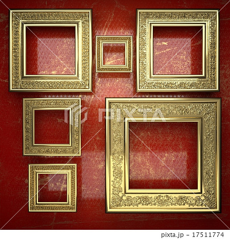 golden background painted in red golden background painted in red 17511774