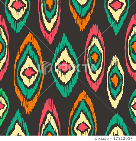 Boho seamless pattern vintage colorful background Boho seamless pattern vintage colorful background 17512057