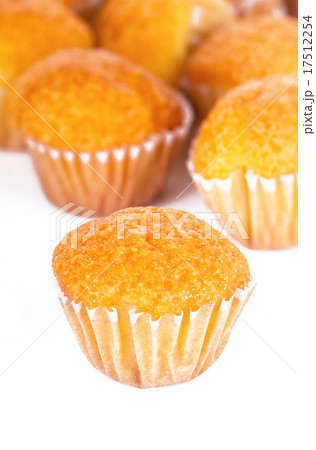Delicious mini muffins on a white background 17512254