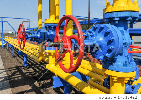 Handle gate valve with steel pipe 17513422