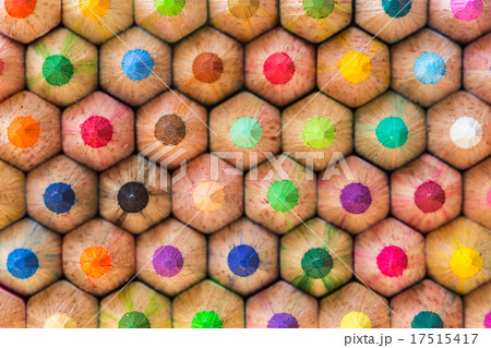 Pattern colour pencils texture and background 17515417