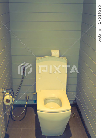 Interior of man public toilet ( Filtered image processed vintage 17516535