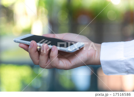 Hand hold Smart Phone Hand hold Smart Phone 17516586