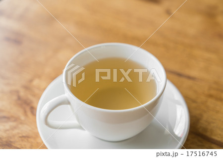 Cup of tea on a wooden table Cup of tea on a wooden table 17516745