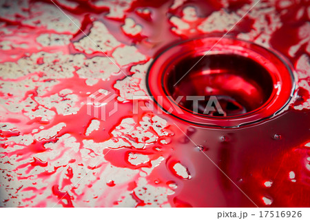 Kitchen sink with blood for halloween Kitchen sink with blood for halloween 17516926