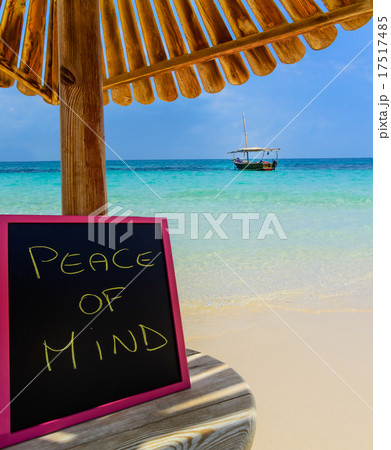 Peace of mind blackboard Peace of mind blackboard 17517485