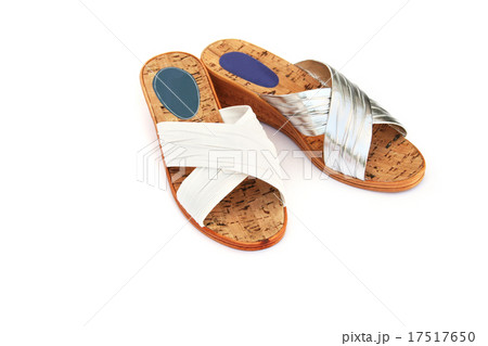 White and silvery shoes 17517650