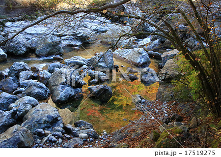 みたらい渓谷　紅葉　天川村　奈良県 17519275