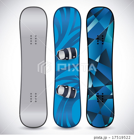 Snowboarding Design Vector Illustration のイラスト素材