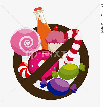 Sugar free design over white background vector illustration 17519871