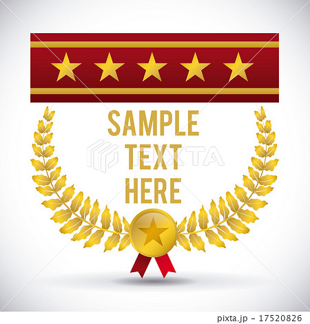 wreath design over gray background vector illustration 17520826