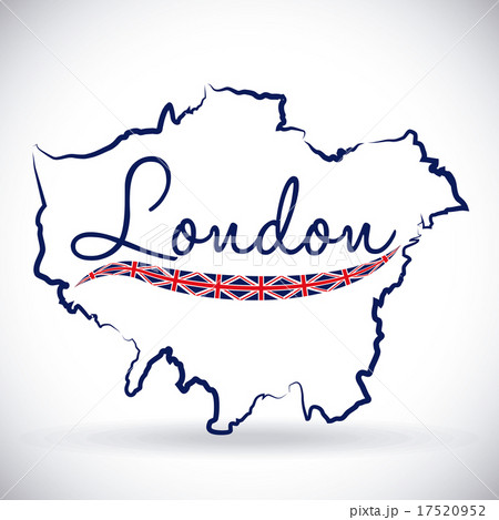 London design over gray background vector illustration 17520952