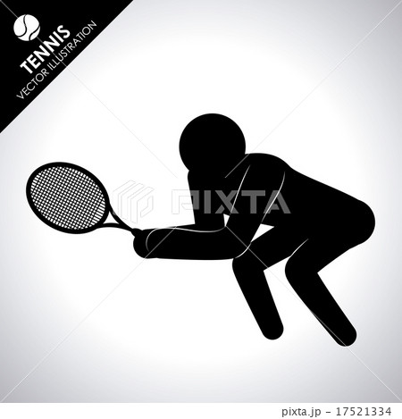 tennis design over gray background vector illustration tennis design over gray background vector illustration 17521334