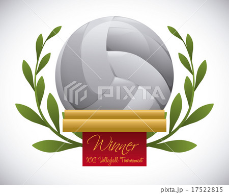 volleyball design ove gray background vector illustration volleyball design ove gray background vector illustration 17522815
