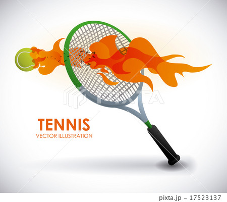 tennis design over gray background vector illustration 17523137