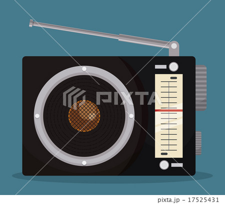 Radio vintage design. 17525431
