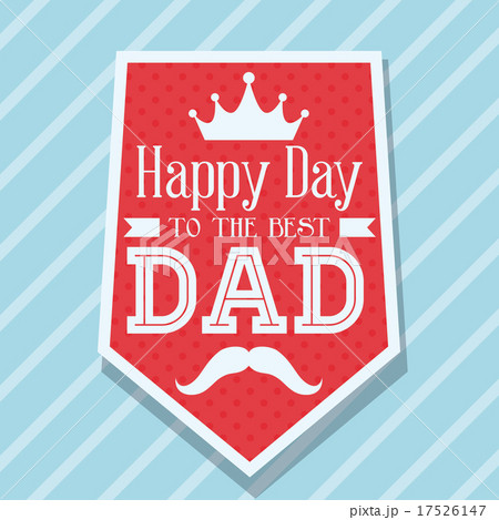 Happy fathers day card design. Happy fathers day card design. 17526147