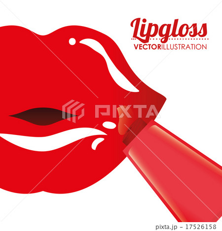 Make up design over white background, vector illustration. 17526158
