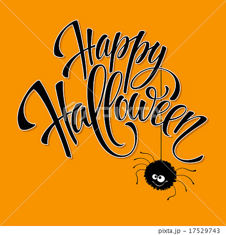 Funny Halloween greeting card monster eyes. Vector 17529743