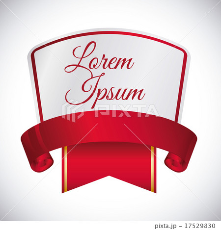 Decorative ribbon design. Decorative ribbon design. 17529830
