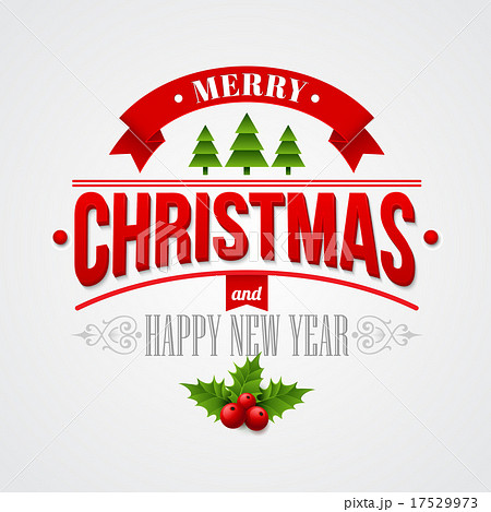 Christmas labels, emblems,  decorative elements 17529973