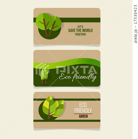 Nature banner. Ecology concept with tree background. Vector illu Nature banner. Ecology concept with tree background. Vector illu 17530423