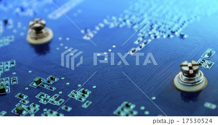 close-up of electronic circuit board close-up of electronic circuit board 17530524