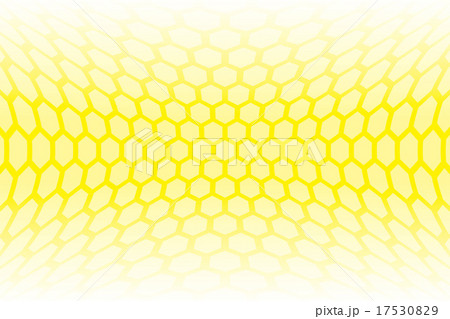背景素材壁紙 正六角形 蜂の巣 ハニカム構造 歪み 湾曲 屈折 異次元 異空間 四次元ワープ 異世界のイラスト素材