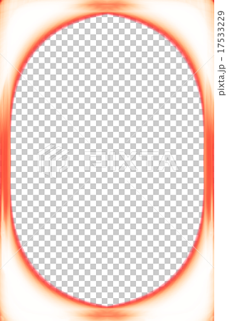 Flame frame (red) _ white 17533229