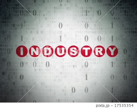 Finance concept: Industry on Digital Paper 17535354