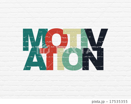 Finance concept: Motivation on wall background 17535355