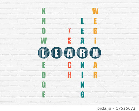 Studying concept: word Learn in solving Crossword Studying concept: word Learn in solving Crossword 17535672