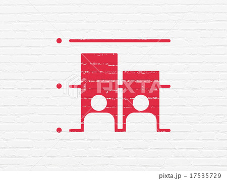 Politics concept: Election on wall background 17535729