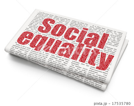Politics concept: Social Equality on Newspaper 17535780