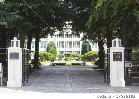 東京女子大学のキャンパスの写真素材 東京女子大学のキャンパスの写真素材