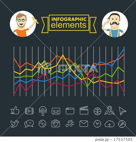 Business infographic elements illustration 17537505