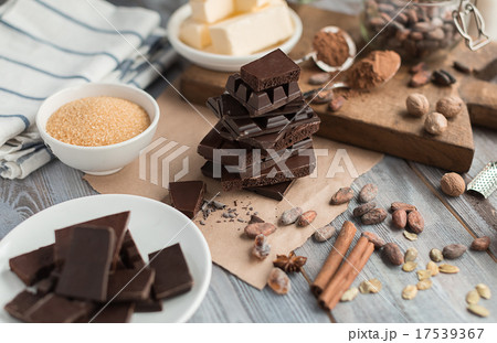 ingredients for the chocolate cake 17539367