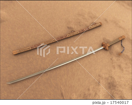 塵地螺鈿飾剣 17540017