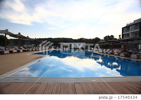 landscape view of the hotel with a pool 17540334