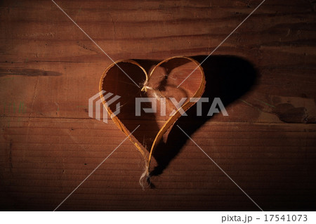Autumn leaves background texture heart concept 17541073