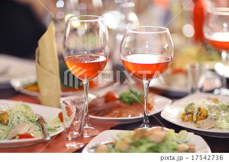 tableware, glass beakers in the restaurant tableware, glass beakers in the restaurant 17542736
