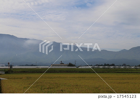 阿蘇谷から見た阿蘇山の写真 17545123