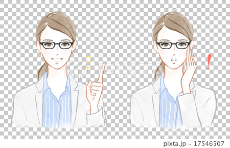 穿白大褂的女人 穿白大褂的女人 17546507