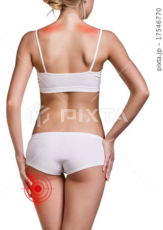 Young woman feels pain Young woman feels pain 17546770
