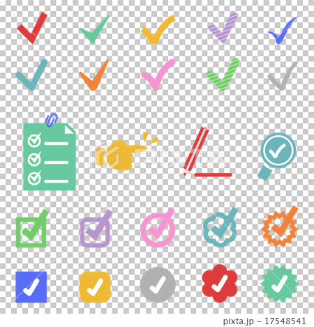 Check mark set - Stock Illustration [17548541] - PIXTA